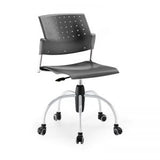 Silla en Cromo, Plastico Mod. Areta