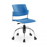Silla en Cromo, Plastico Mod. Areta