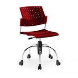 Silla en Cromo, Plastico Mod. Areta